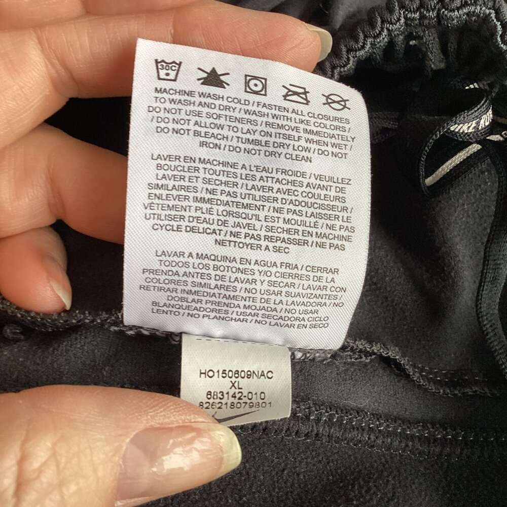 Black-Gray Nike Dri-FIt Joggers - XL - Picture 9 of 9